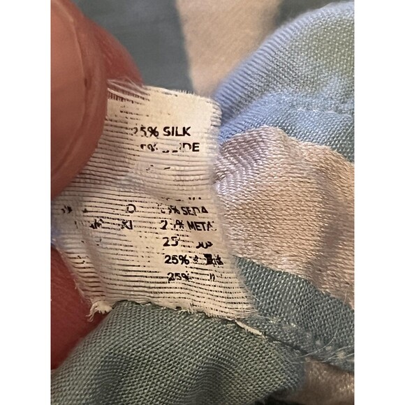 GANT Rugger Shirt Dress Womens Large Blue White Striped Belted Button Front - Picture 15 of 15